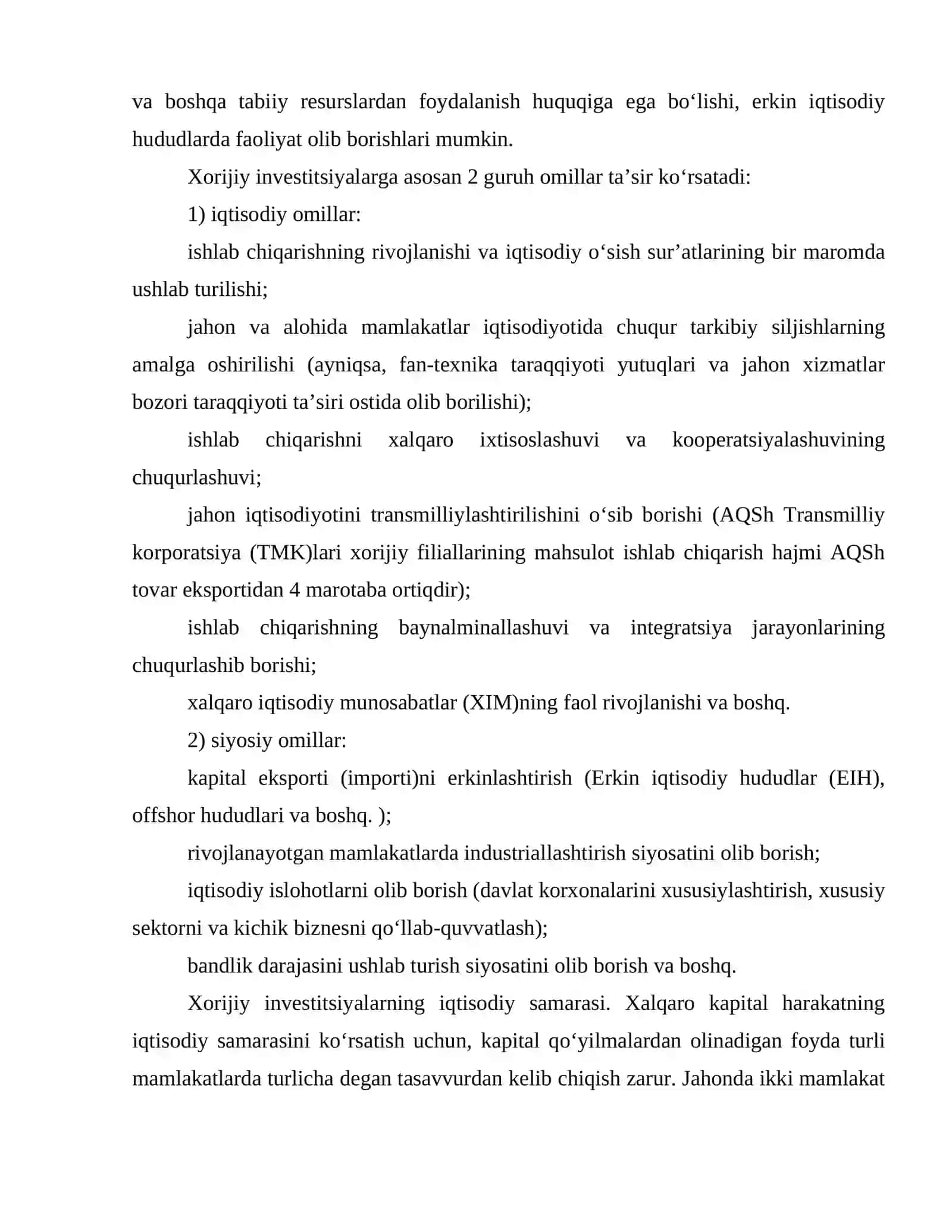 Xorijiy investitsiyalarni jalb etish va moliyalashtirish 3
