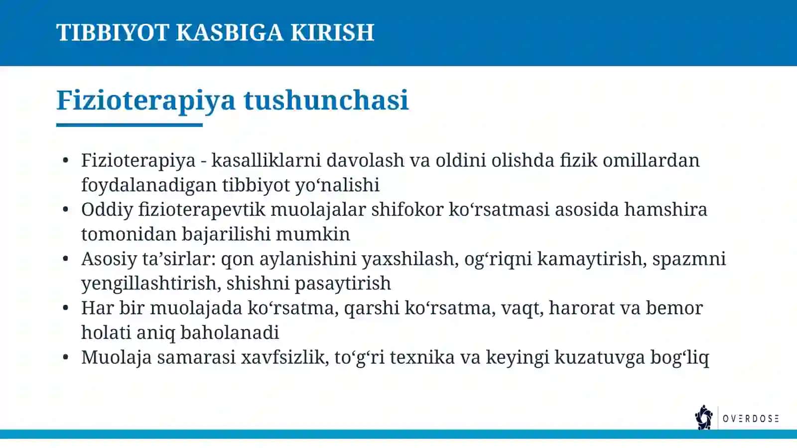 Tibbiyot kasbiga 3