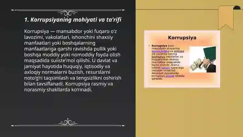 Korrupsiyaning mohiyati va uning oqibatlari 3