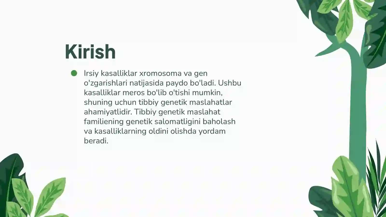 Biologiya fanidan taqdimot 3