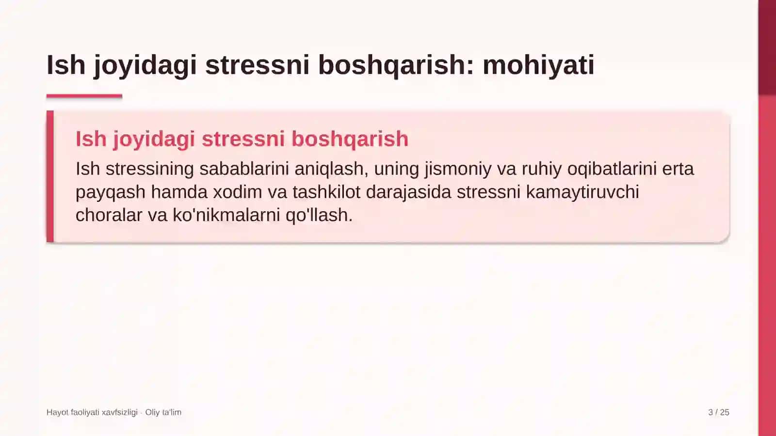 Elektr transportida ish joyidagi stressni boshqarish 3