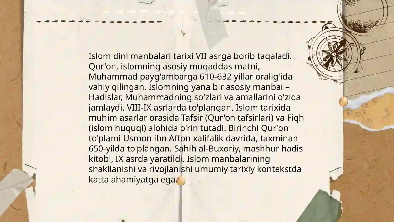 Islom dini manbalari aqidaviy maktablari va ularning hozirgi davrdagi ahamiyati 3