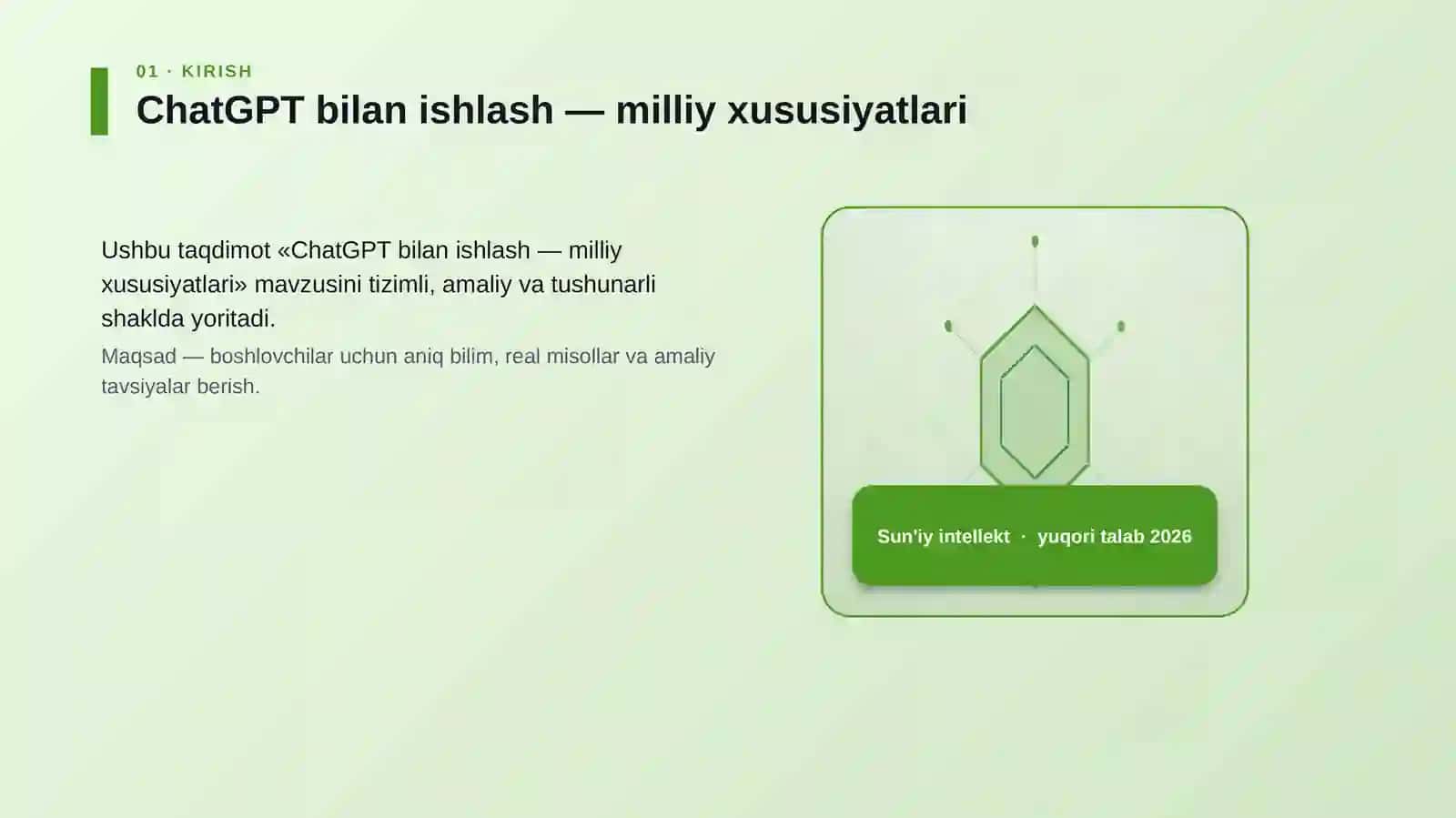 ChatGPT bilan ishlash — milliy xususiyatlari 3