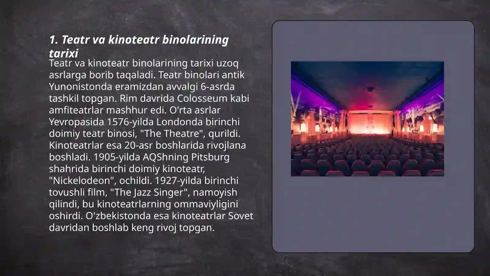 Teat va kinoteatr binolar 3