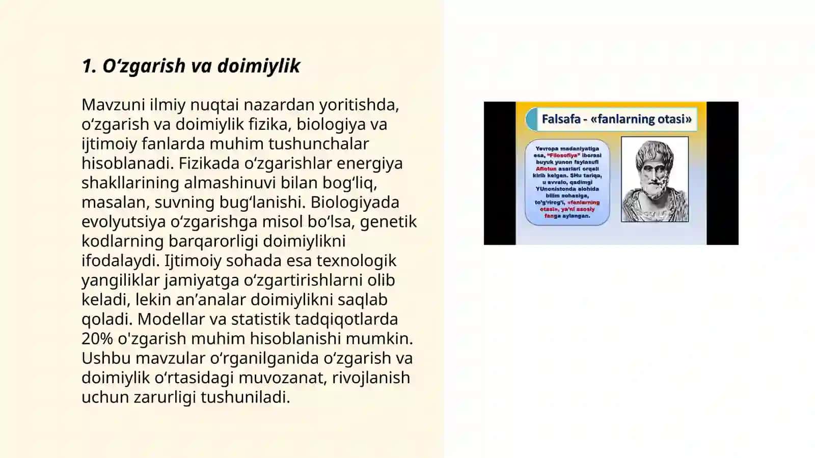 Falsafa qonunlari va kategoriyalari 3