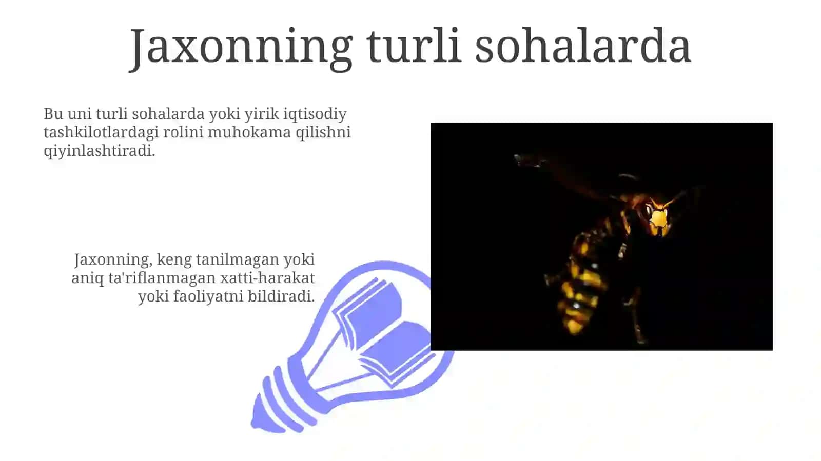 Jaxonning yirik iqtisodiy ro'litashkilotlari va ularning ro'li 3