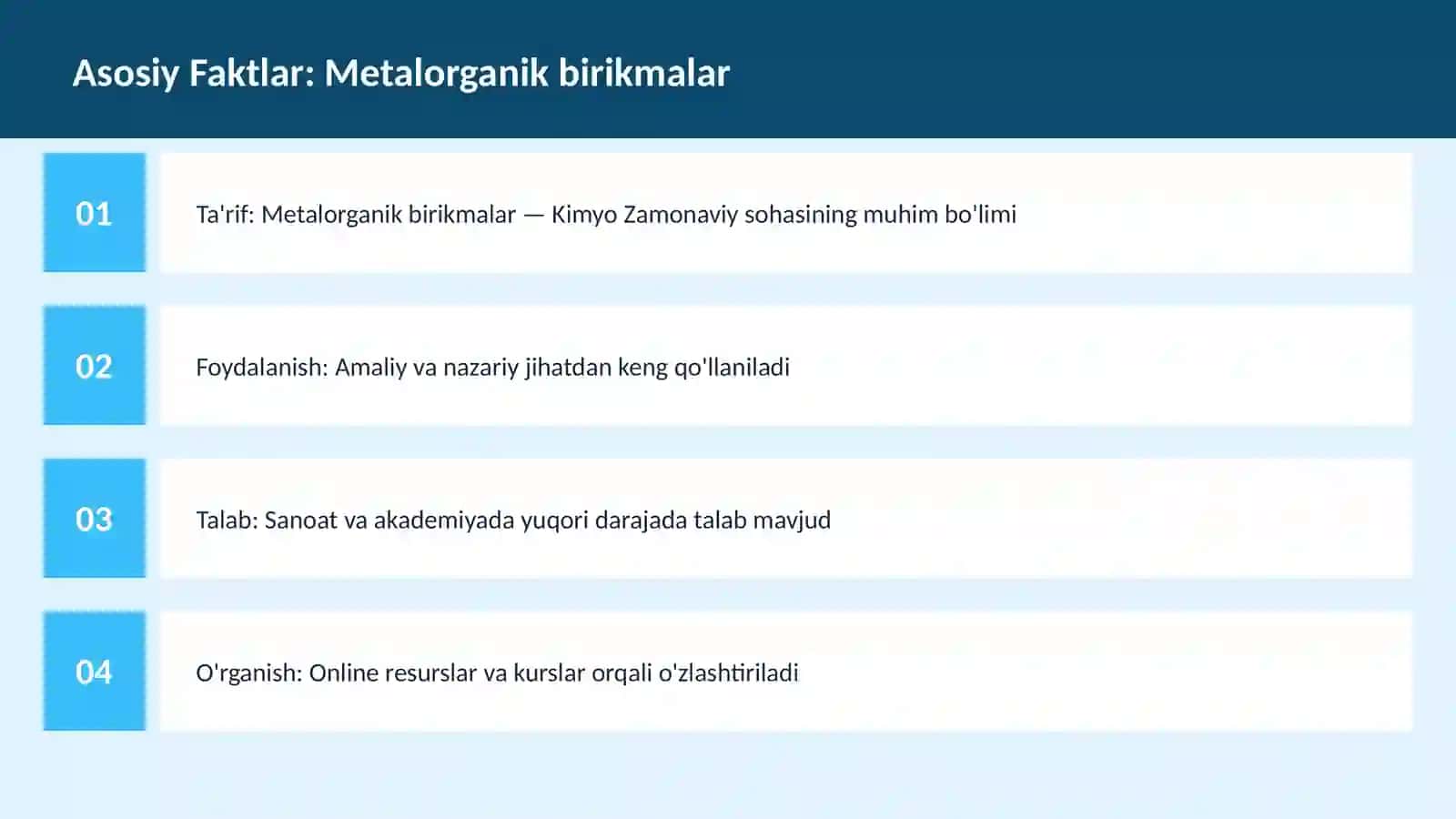 Metalorganik birikmalar 3