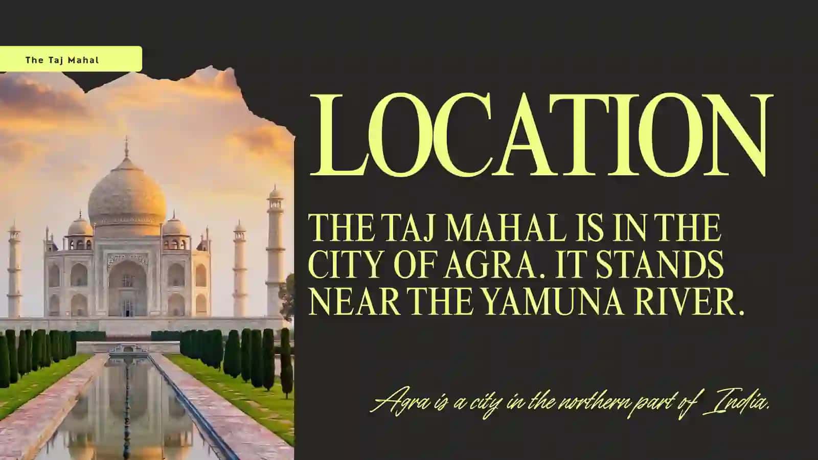 Taj Mahal presentation in English 3