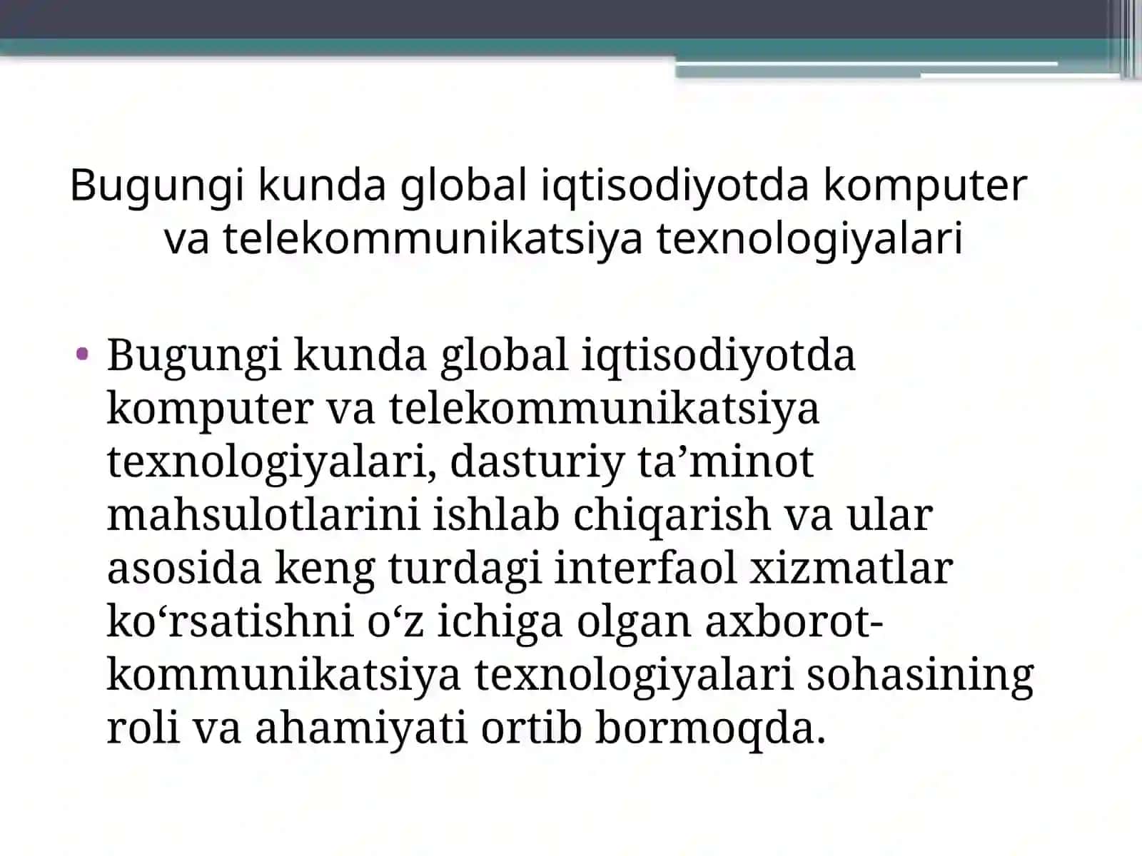 Axborotkommunikatsiyatexnologiyalariningrivojlanishtahlilqilish 3