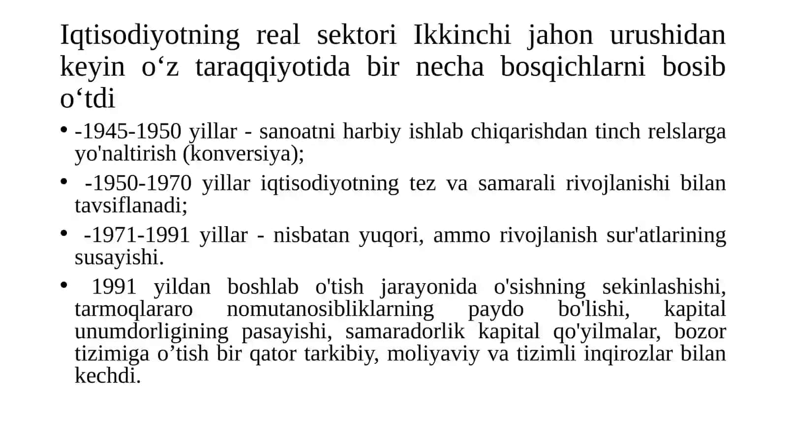Dinamik makroiqtisodiy tahlil 3