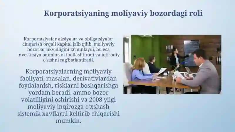 Moliyaviy bozorda korporativ boshqaruv 3