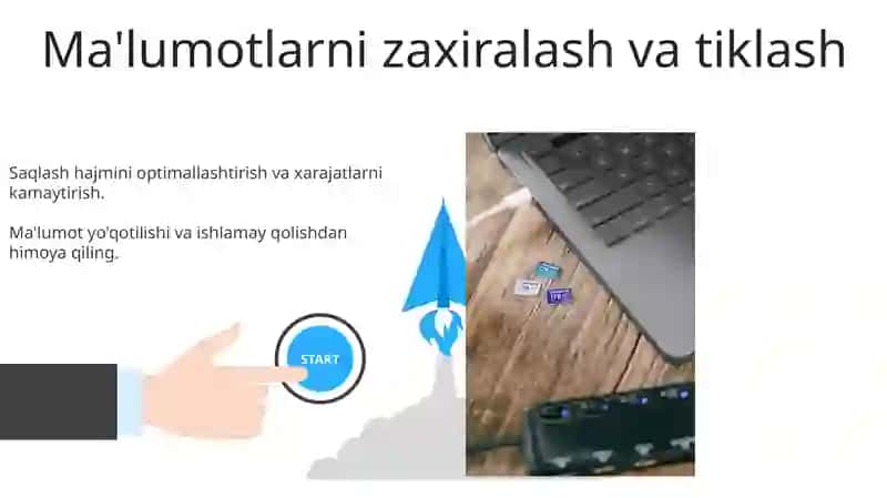 Ma'lumotlarni saqlash masalalari bilan shug‘ullanish 3