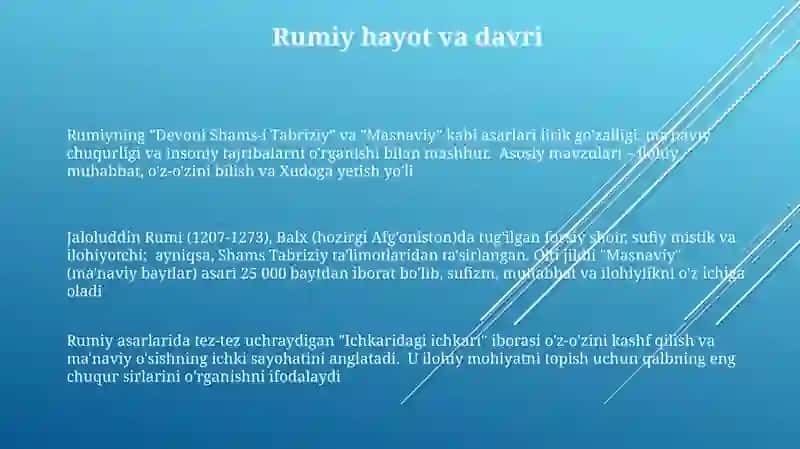 Devoni Shams-i Tabriziy va Masnaviy 3