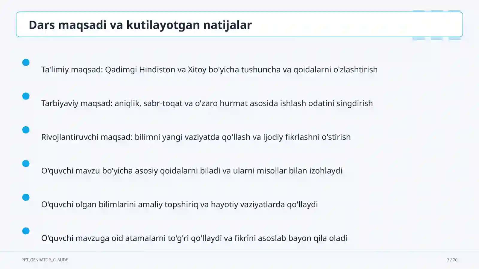 Qadimgi Hindiston va Xitoy (6-sinf) 3
