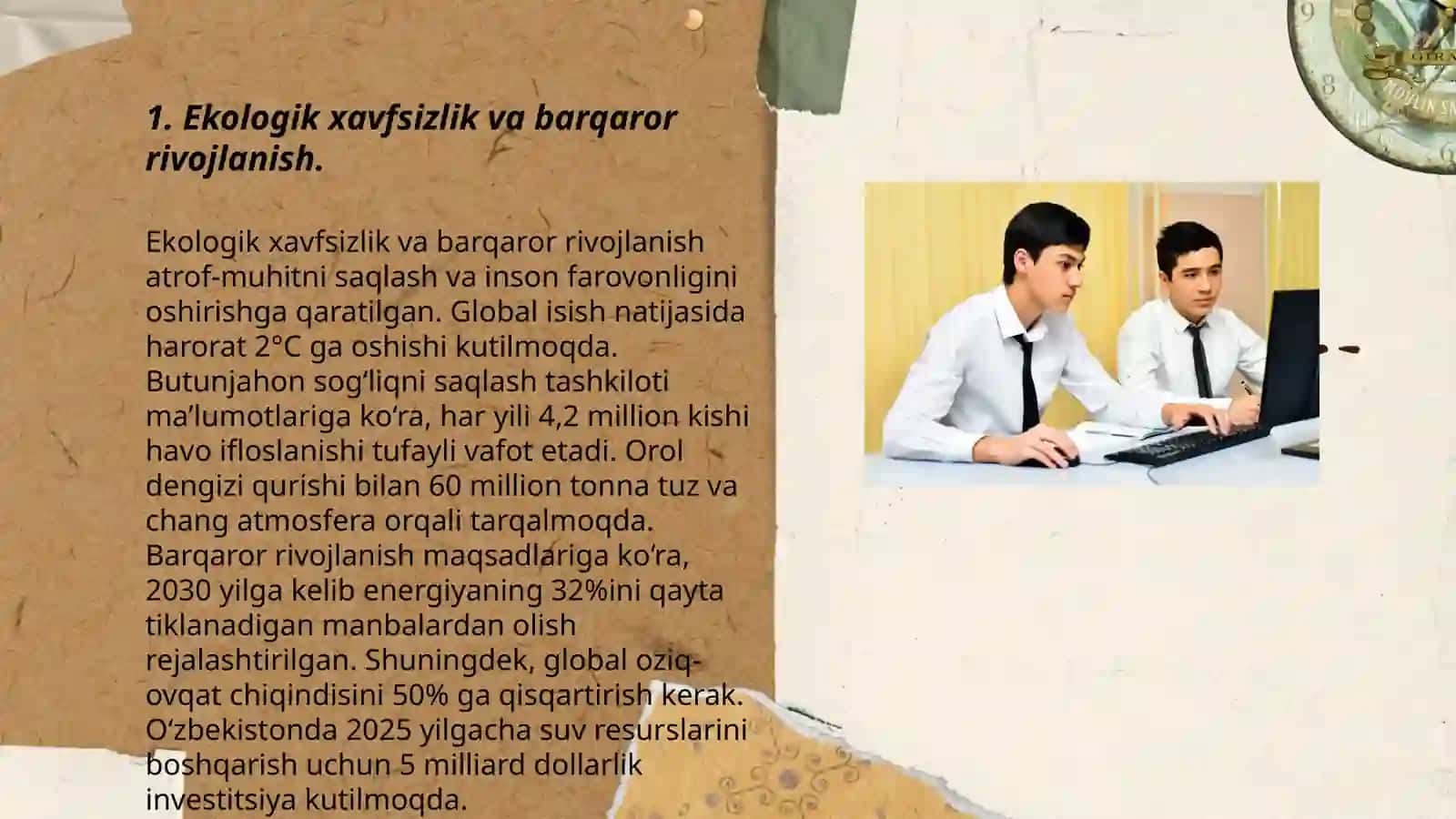 Ekologik xavfsizlik va barqaror rivojlanish 3