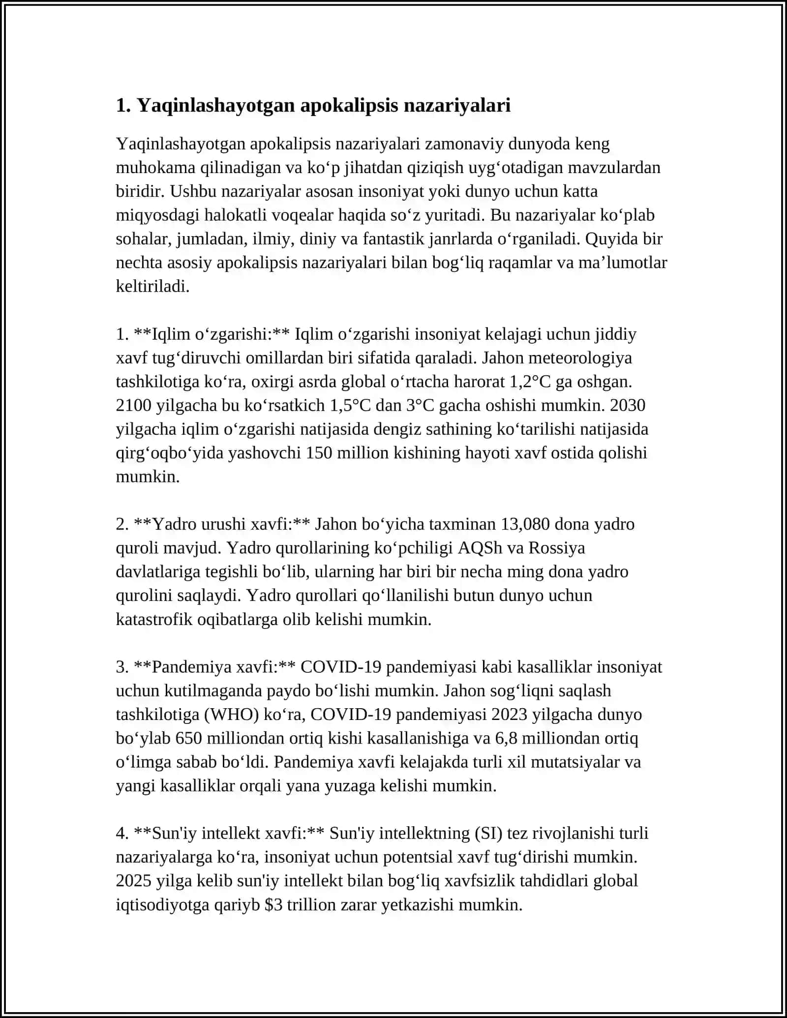 N.SENIORNING "TIYILISH" VA "SO'NGGI SOAT" NAZARIYALARI 3
