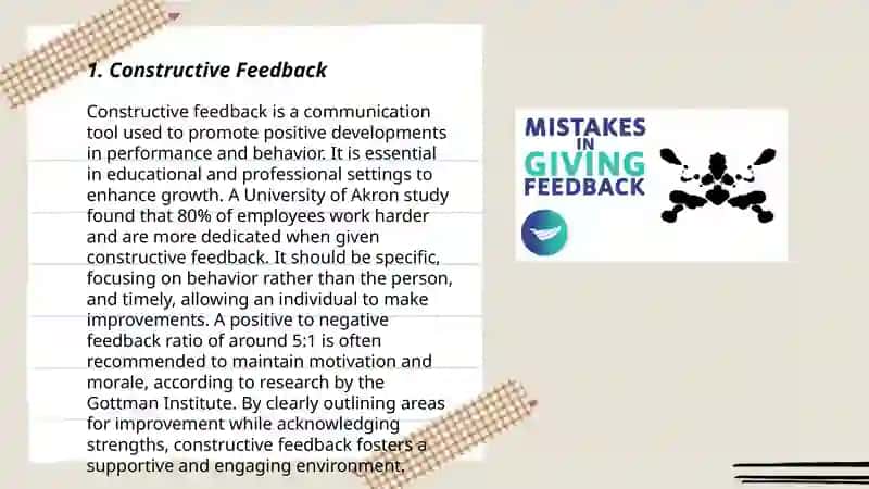 Constructive Feedback 3