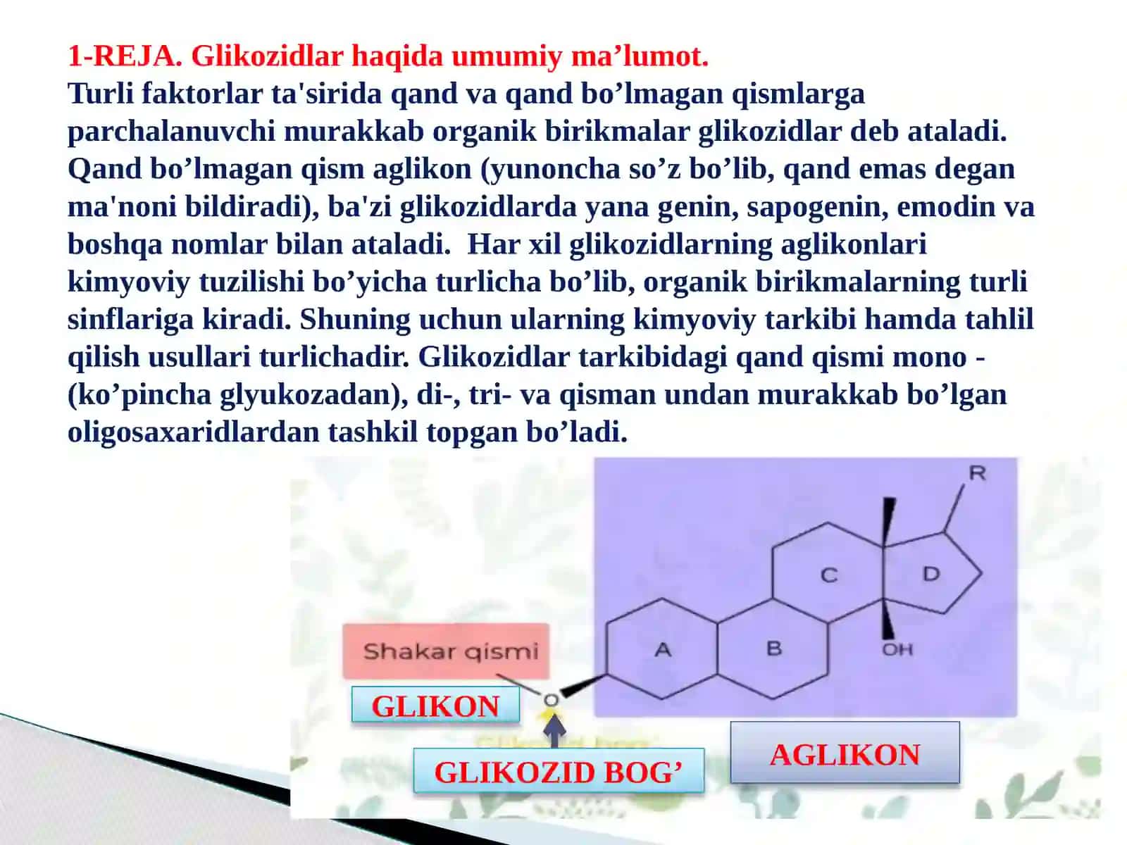 Glikozidlar 3