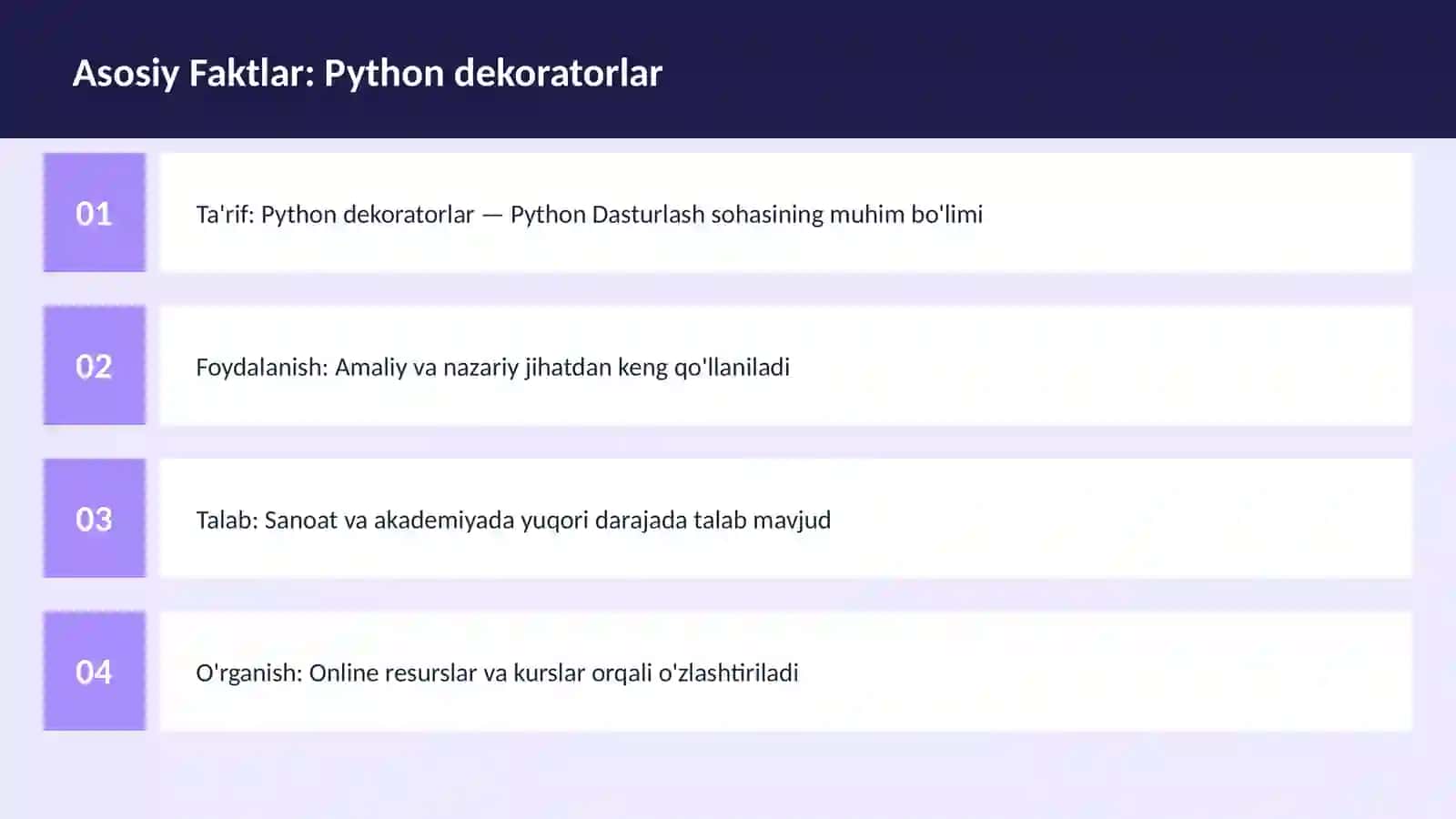 PYTHON DASTURLASH | Python dekoratorlar 3