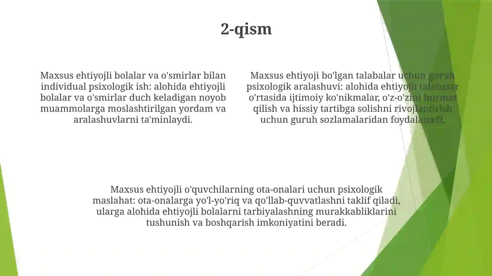 Ta'lim Oluvchi Psixolog Faolyati 3