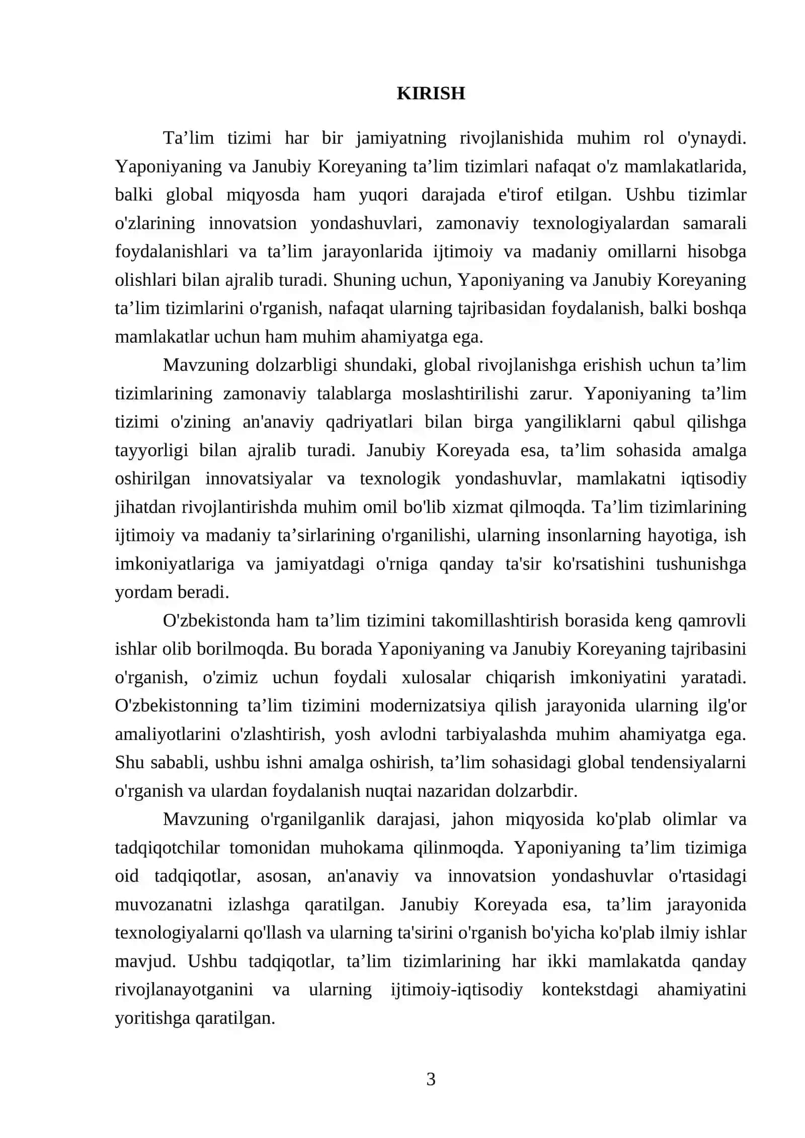 Yaponiya va Janubiy Koreyada taʼlim tizimi 3
