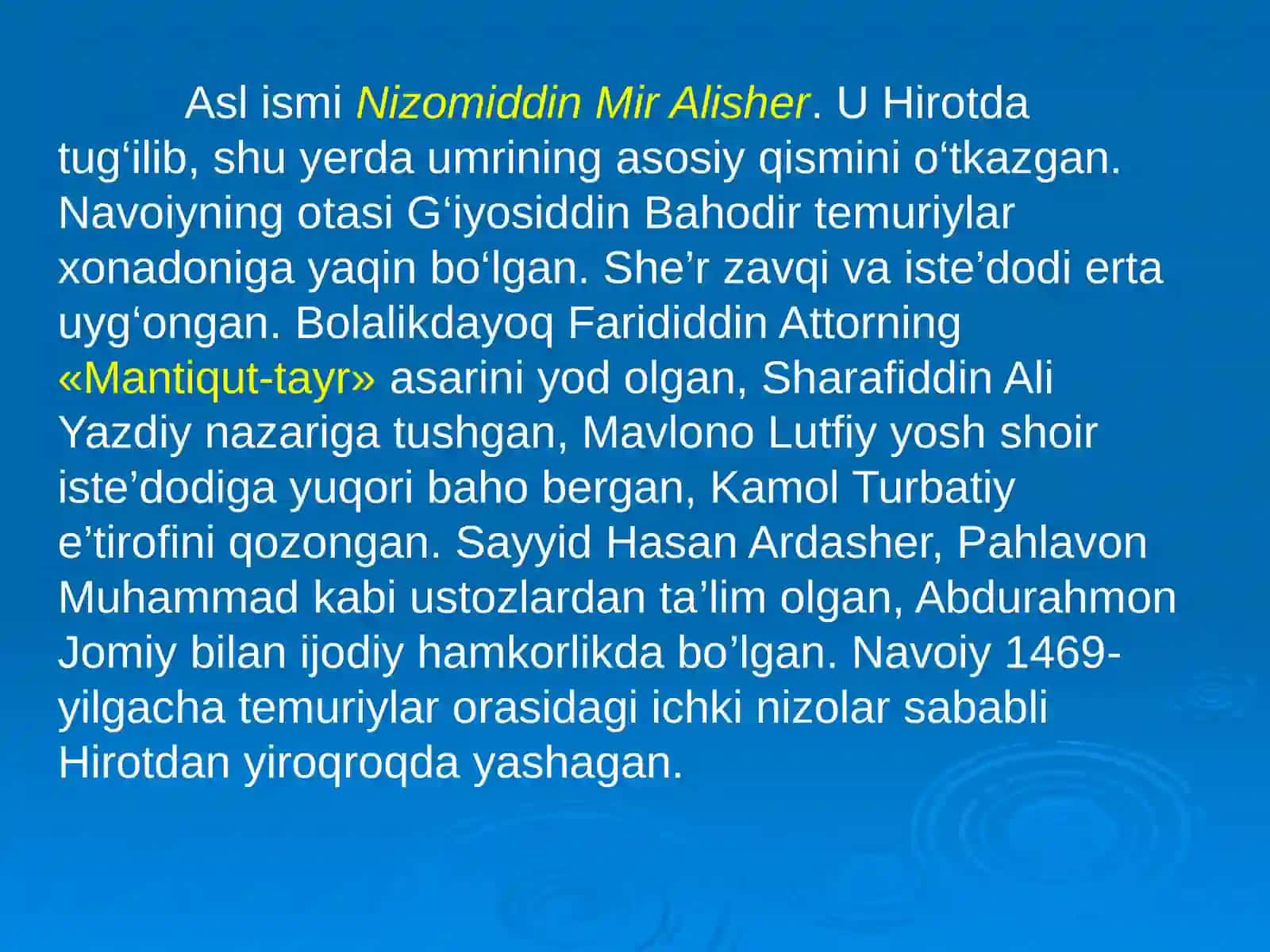 Navoiyning adabiyotshunoslik asarlari 3