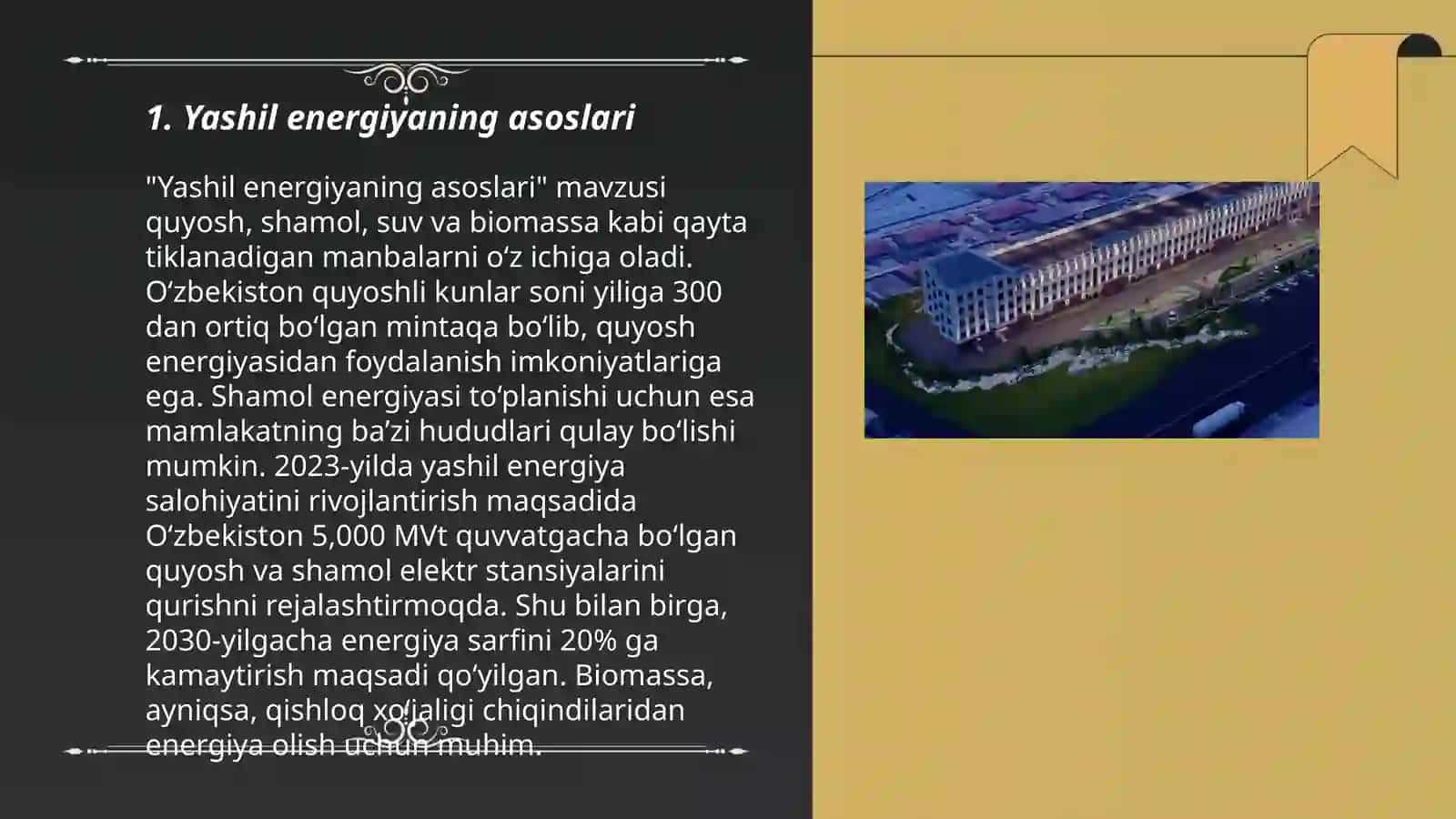 Yashil energetika va u bilan bogʻliq muamolar 3