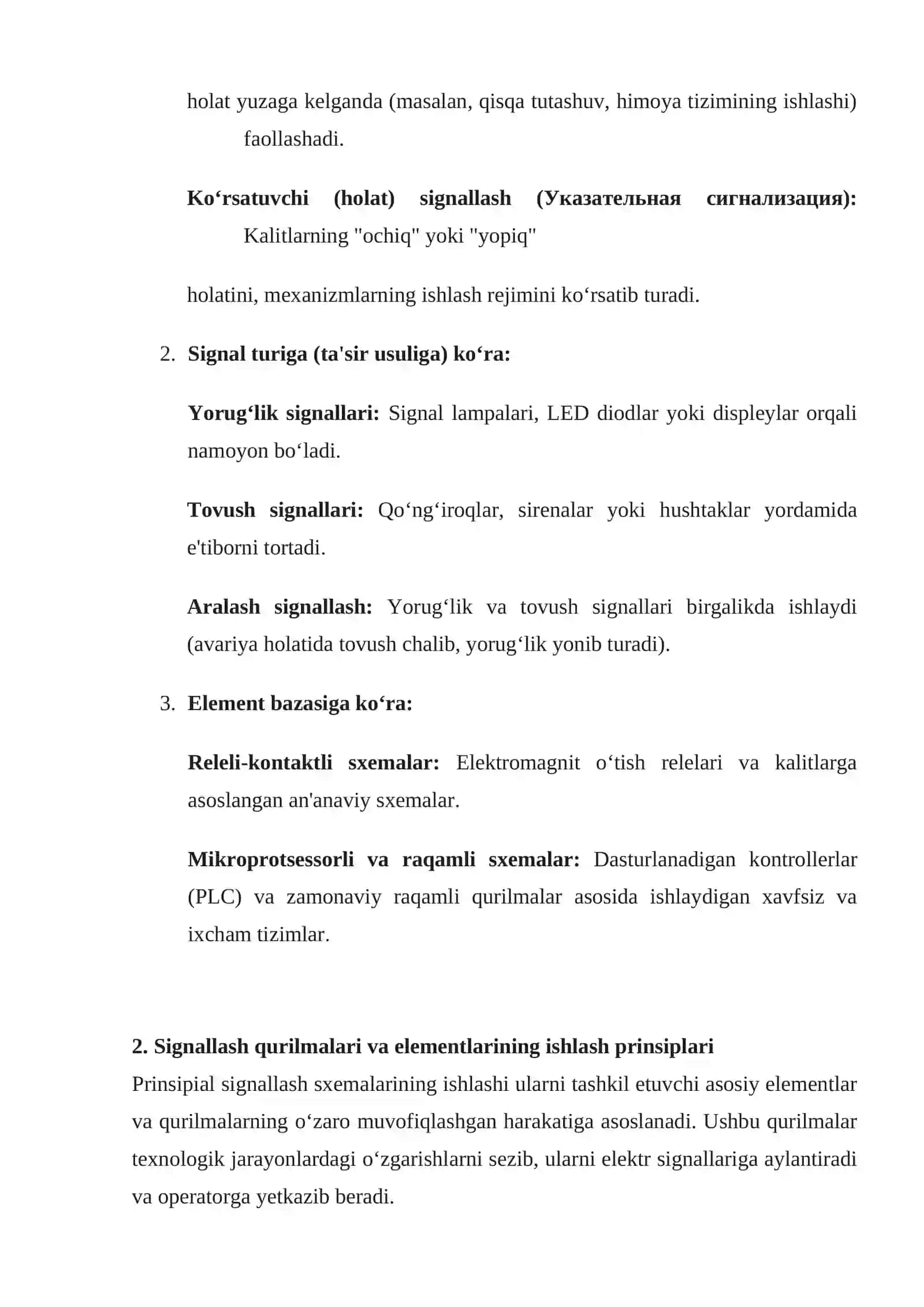 mustaqil ish Prinsipial signallash sxemalarini loyihalash va ularning ishlash prinsiplarini o‘rganis 3
