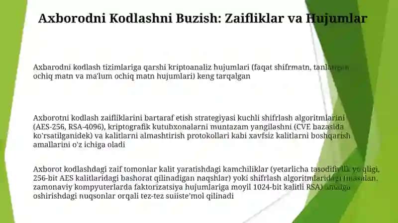 Axbarodni kodlash 3