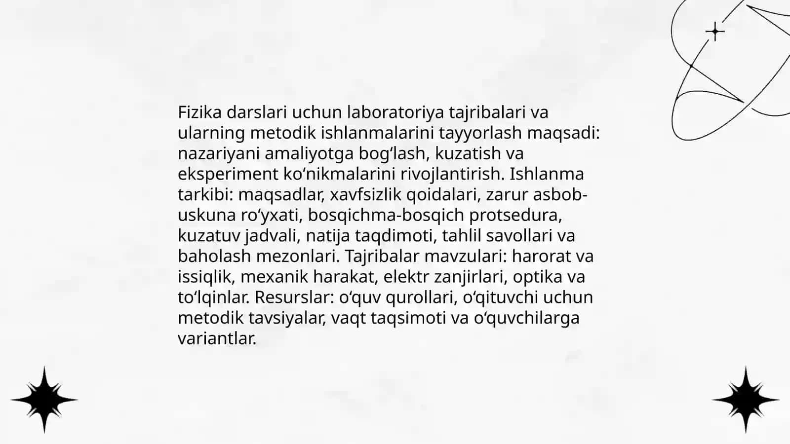 Fizika va astronomiya fanidan didaktik materiallarni tayyorlash 3