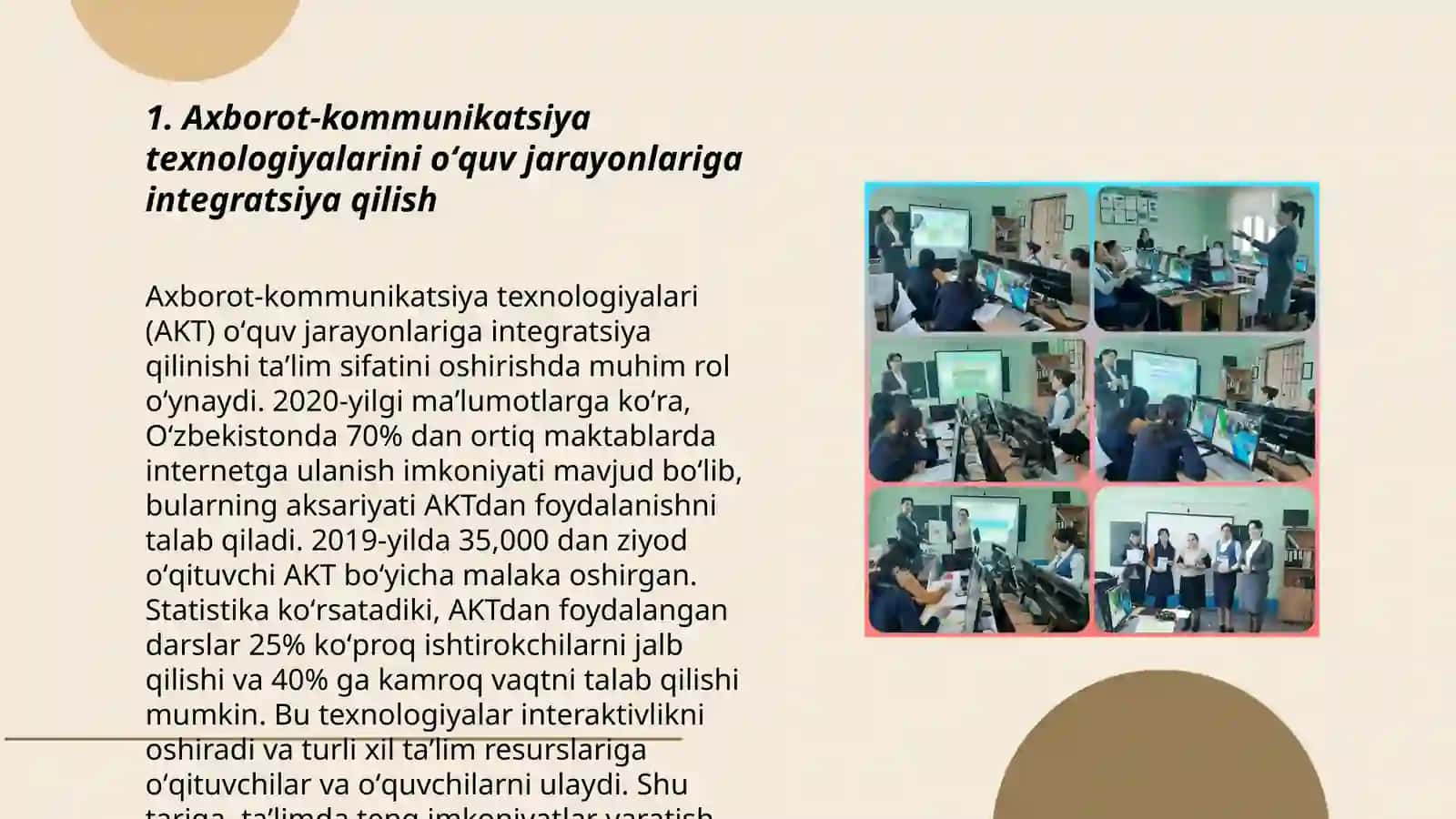 Xalqaro baholash dasturilariga tayyorgarlik jarayonida zamonaviy axborot kommunikatsiya texnologiyalarini qoʻllash 3