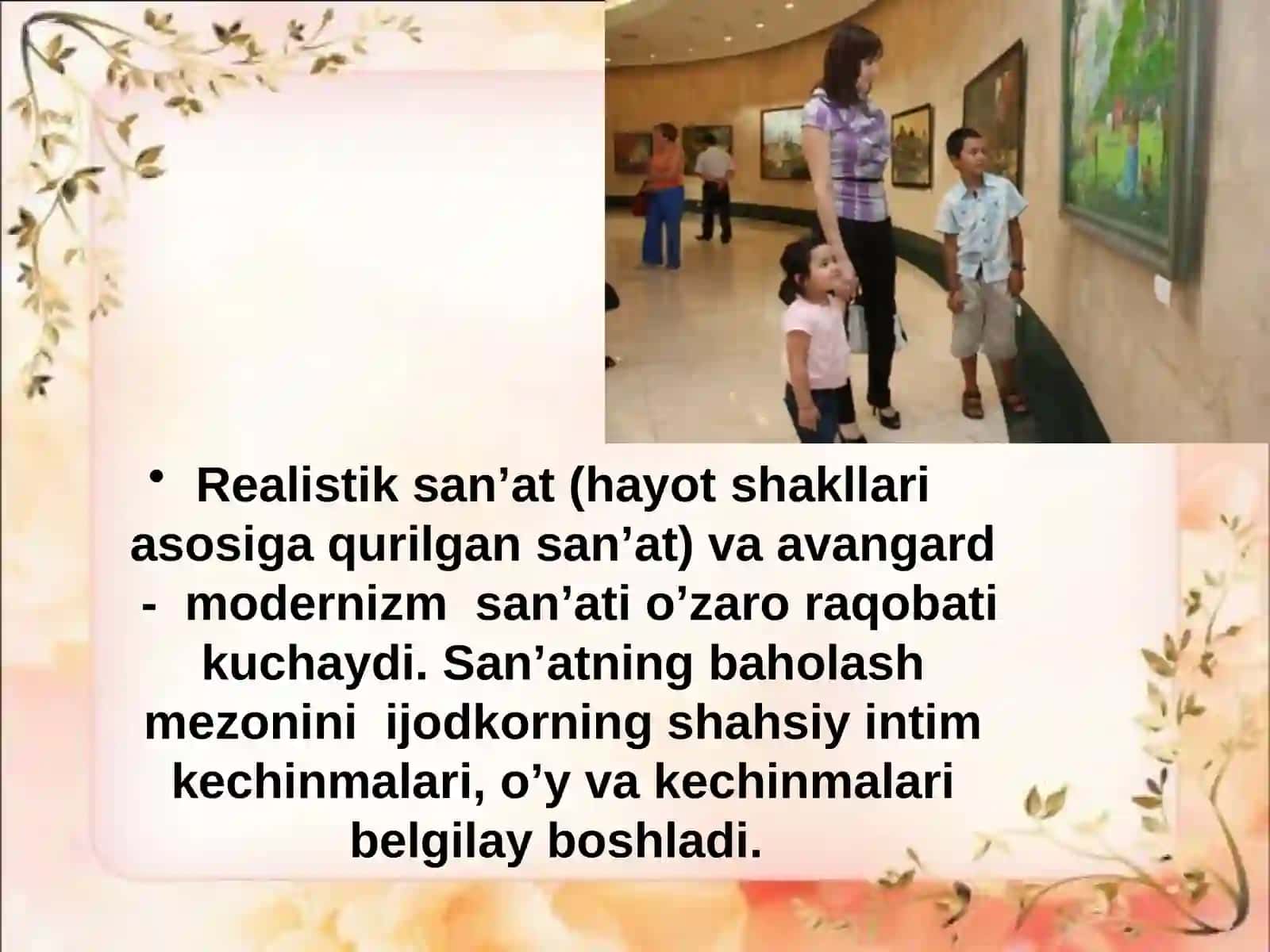 Mustaqillik davri O'zbekiston tasviriysan'ati 3