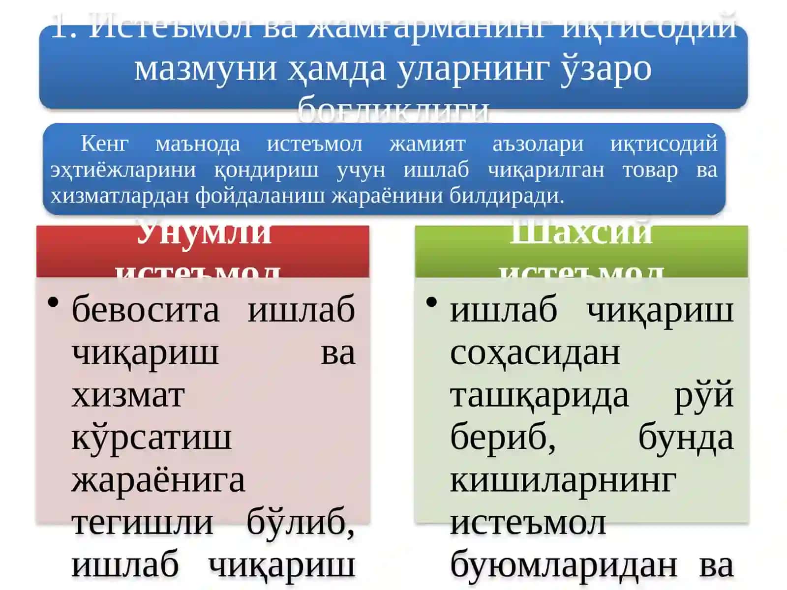 Иқтисодий о'сишга тасирини таҳлил қилиш 3