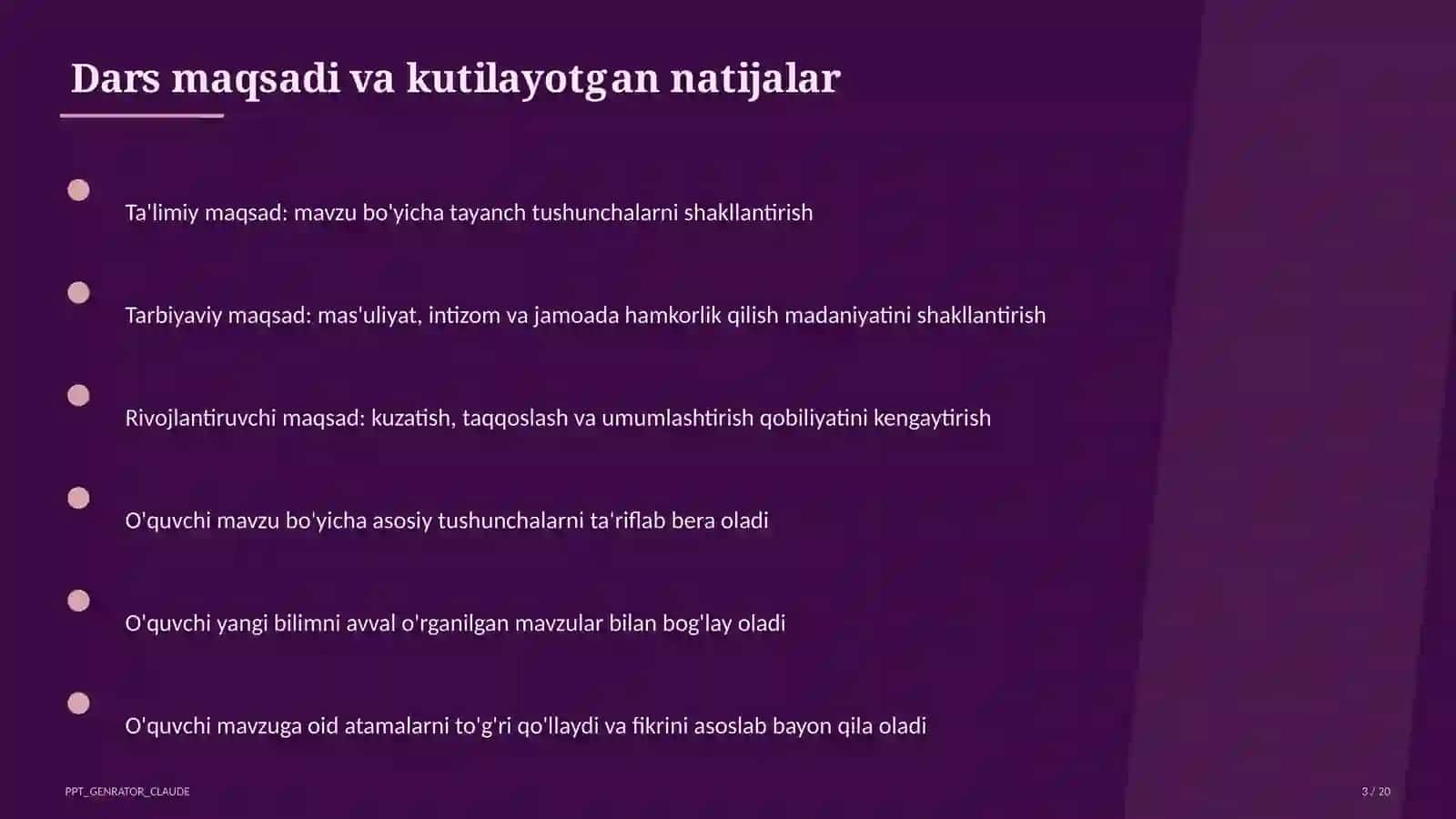 Odam organizmining tuzilishi: to'qima va organlar (8-sinf) 3