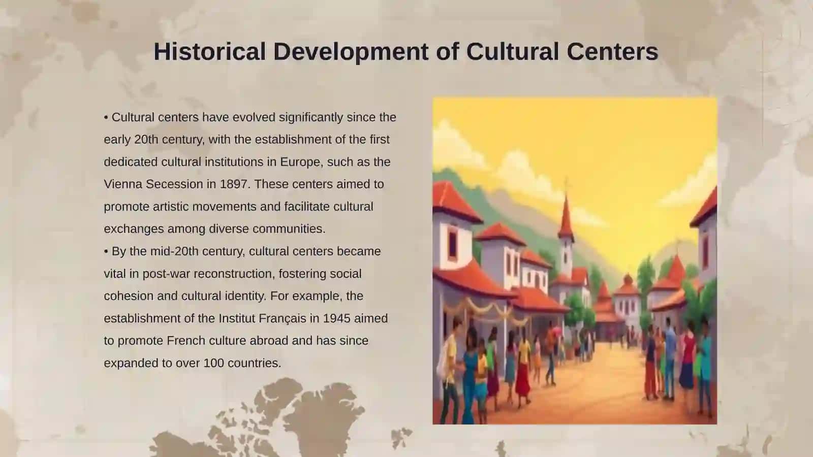 EXPLORING THE ROLE OF CULTURAL CENTERS 3