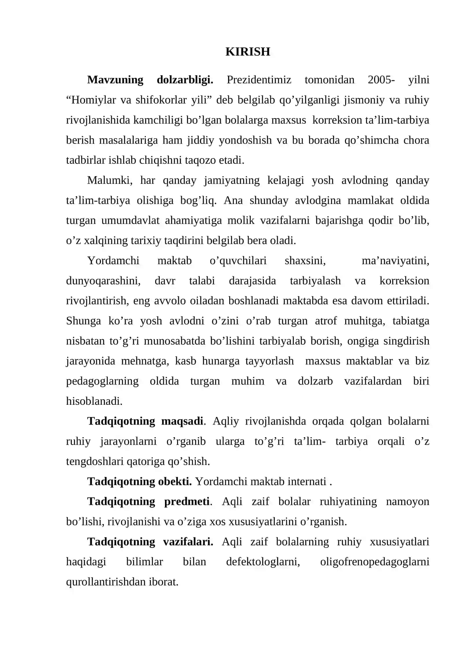 AQLI ZAIF BOLALAR RUHIY JARAYONINING O’ZIGA XOSLIGI 3