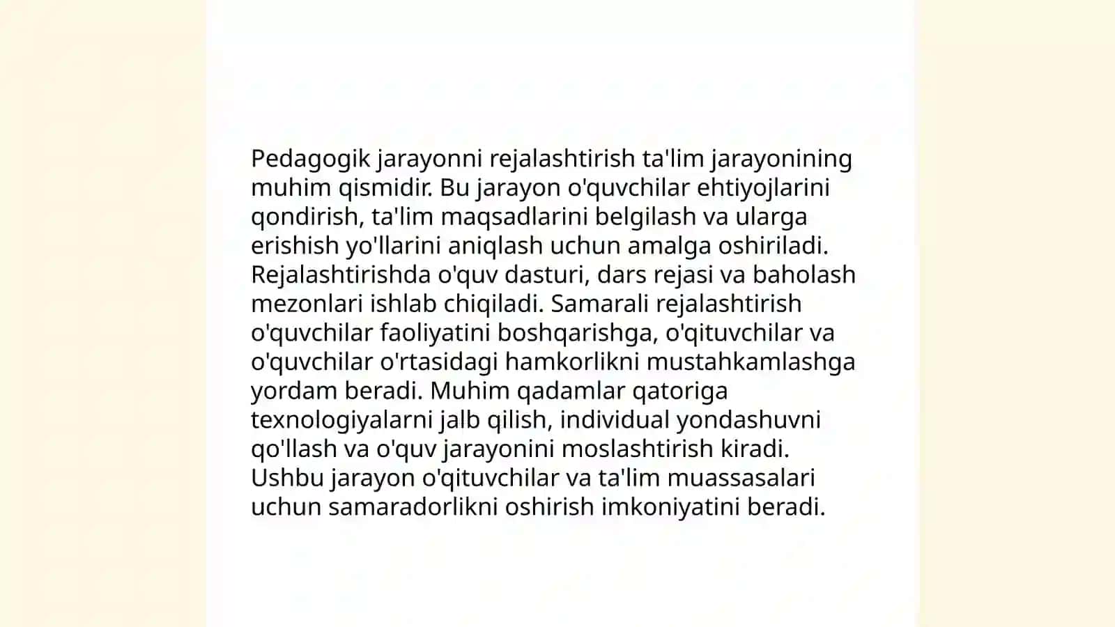 Pedagogik jarayonni loyihalash texnologiyasi 3