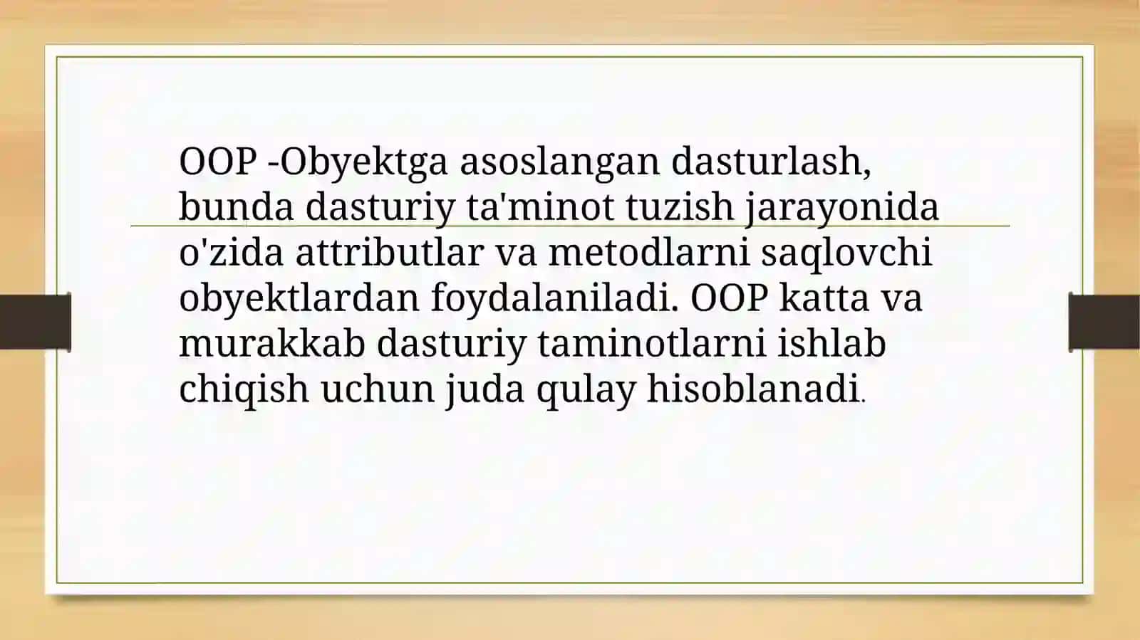 Pythonda obyektga yo'naltirilgan dasturlash 3