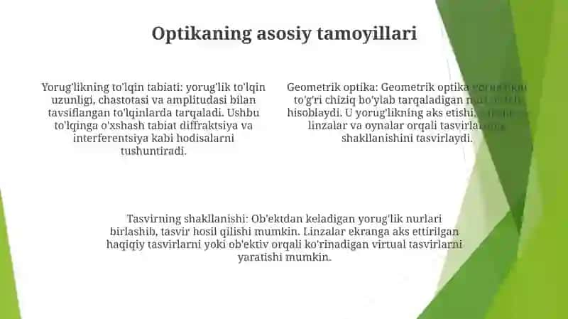 Alxazenning optikaga qo'shgan hissasi 3