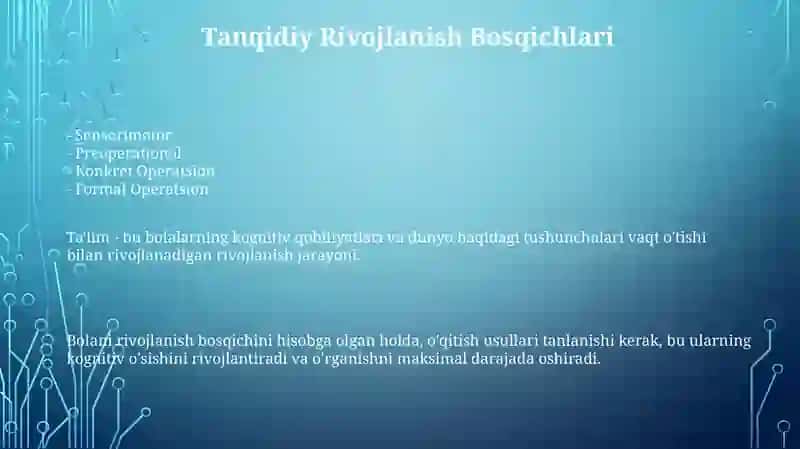 Rivojlanishning pedagogik talim nazariyasi 3