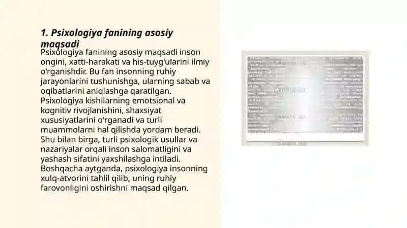 Psixologiya fanining maqsadi va vazifalari 3
