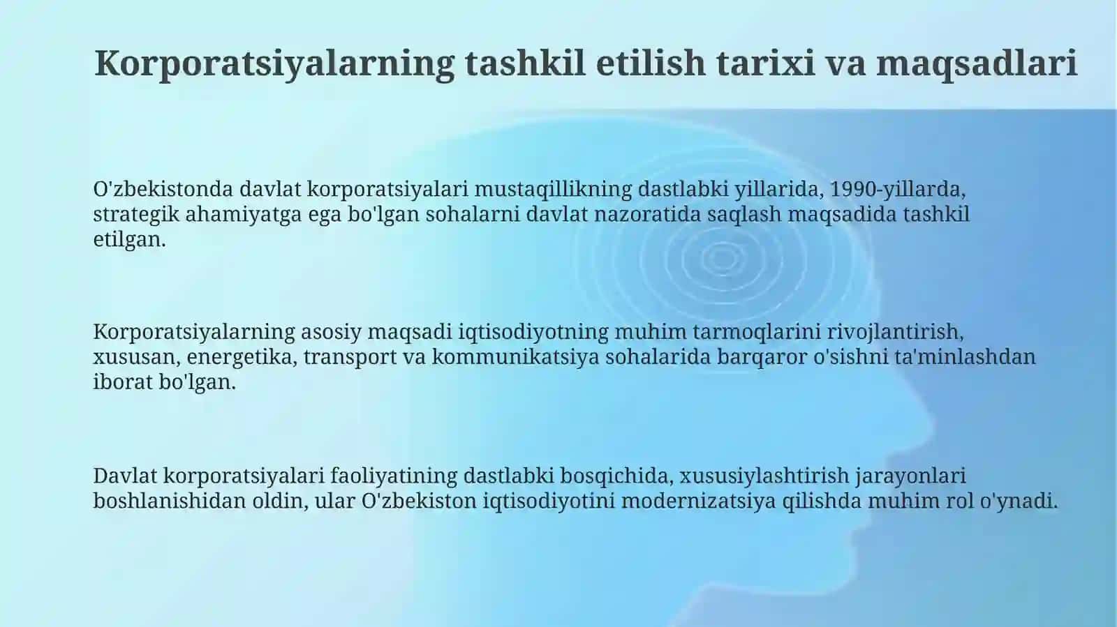 O'zbekiston Davlat Korporatsiyalari 3