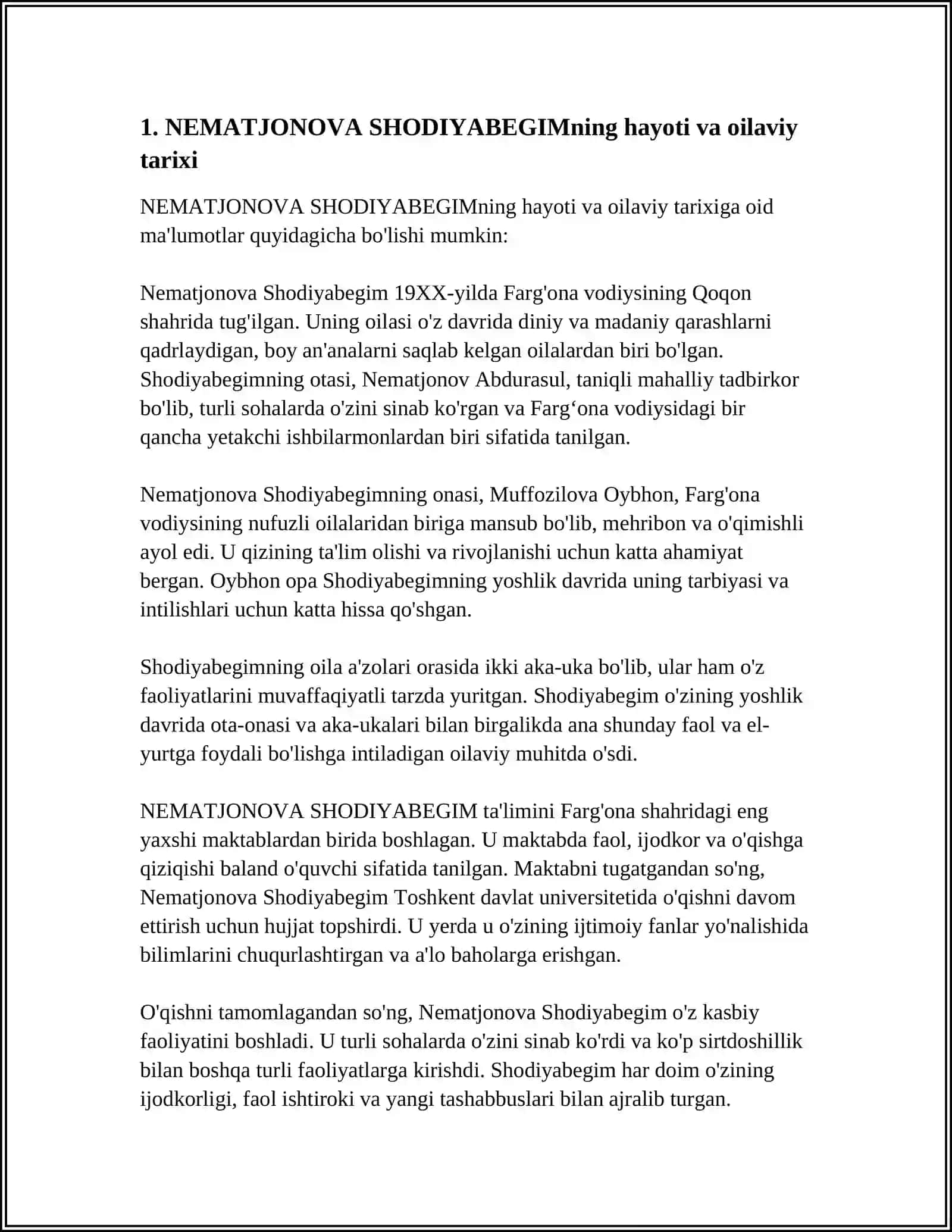 NEMATJONOVA SHODIYABEGIM 3