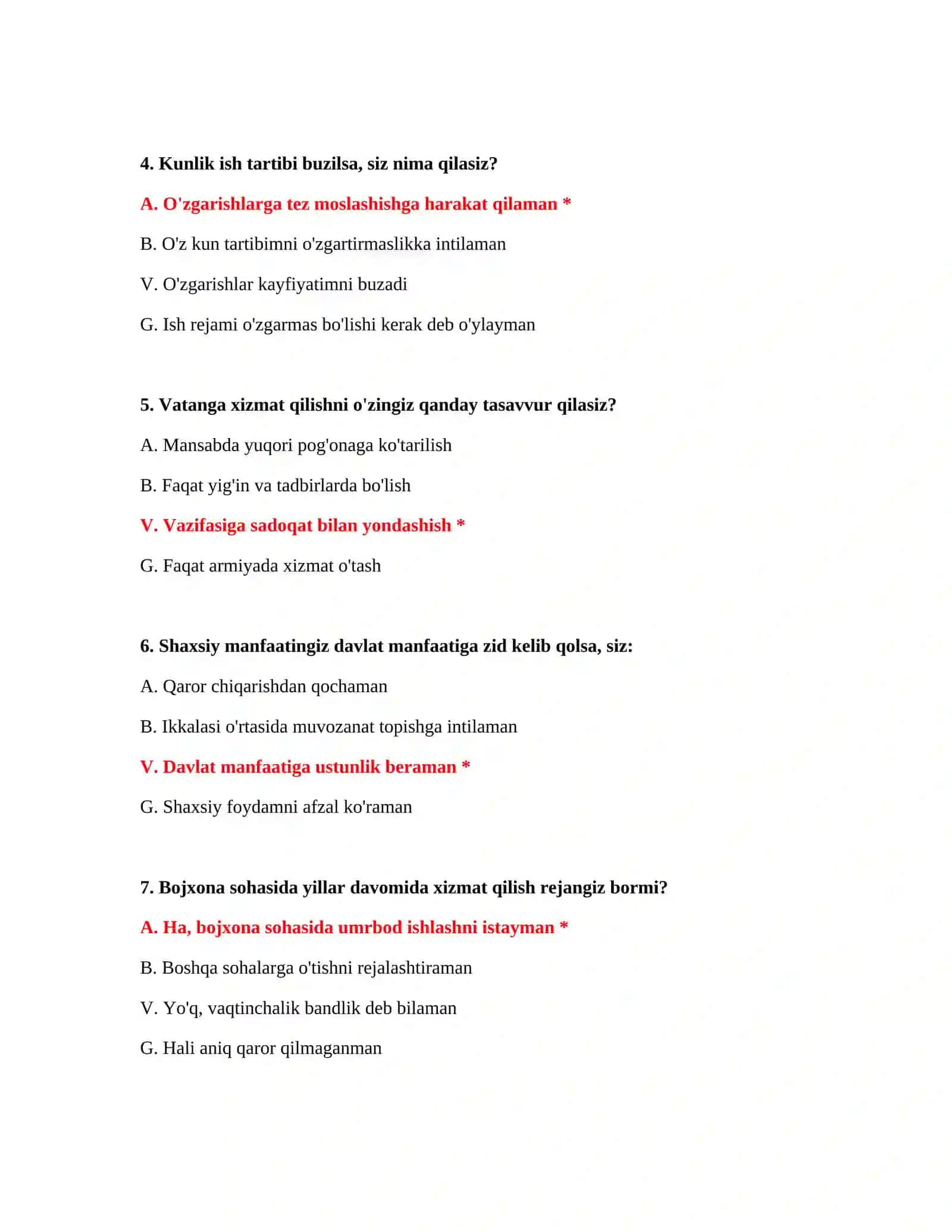 Bojxona akademiyasiga kirish test PDF 3