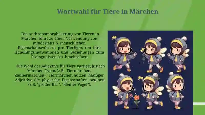 Adjective zu den Marchenfiguren 3