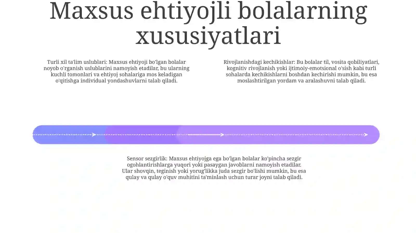 Inklyuziv TaʼLimni Amalga Oshirish Jarayoni Alohida Yordamga Muhtoj Bolalarning ShaxsiniRivojlanishXususiyatlari 3