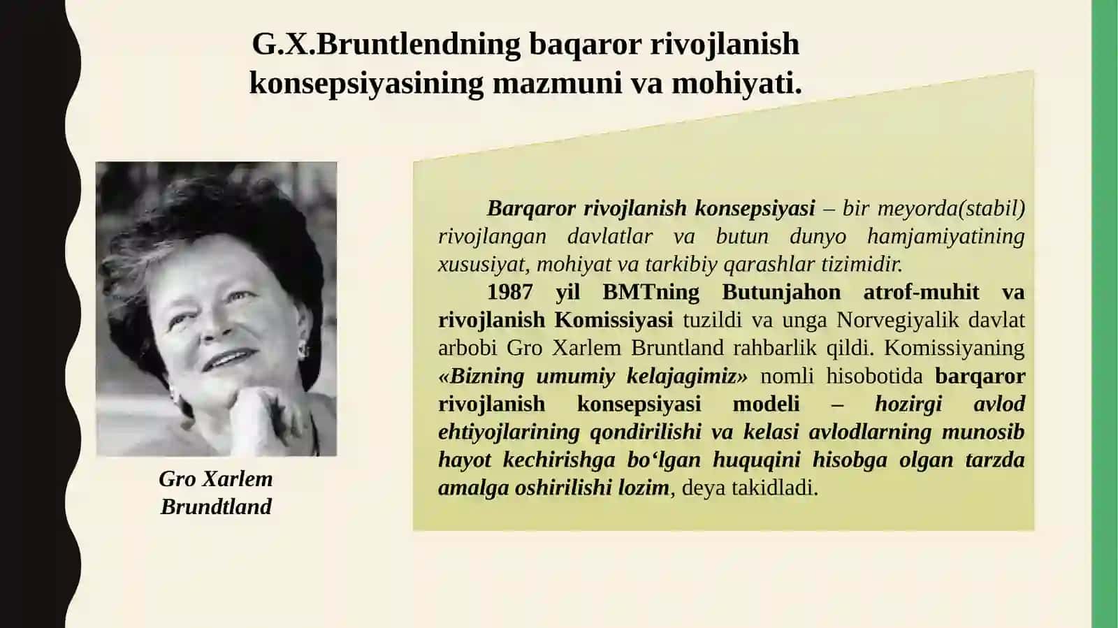 Barqaror rivojlanishning iqtisodiy imperativlari 4