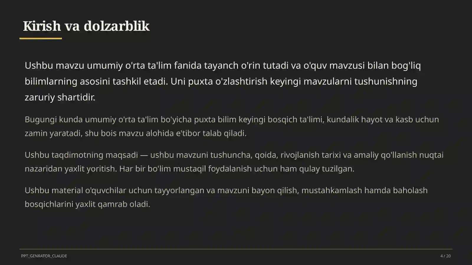 Algebra va geometriyani yagona "Matematika" fani sifatida o'qitish: yangi yondashuv (2026) 4
