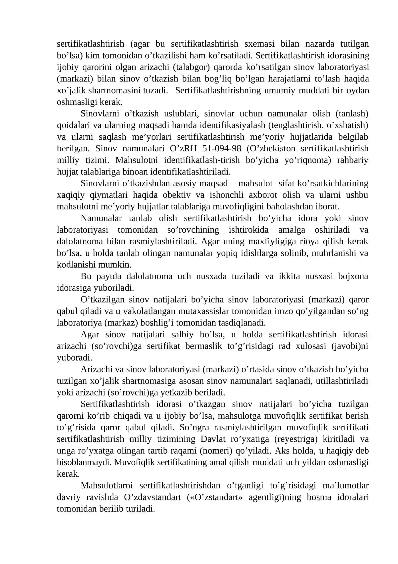 Mahsulotlar haqidagi mahsulotlarni standartlash va kodlash 4