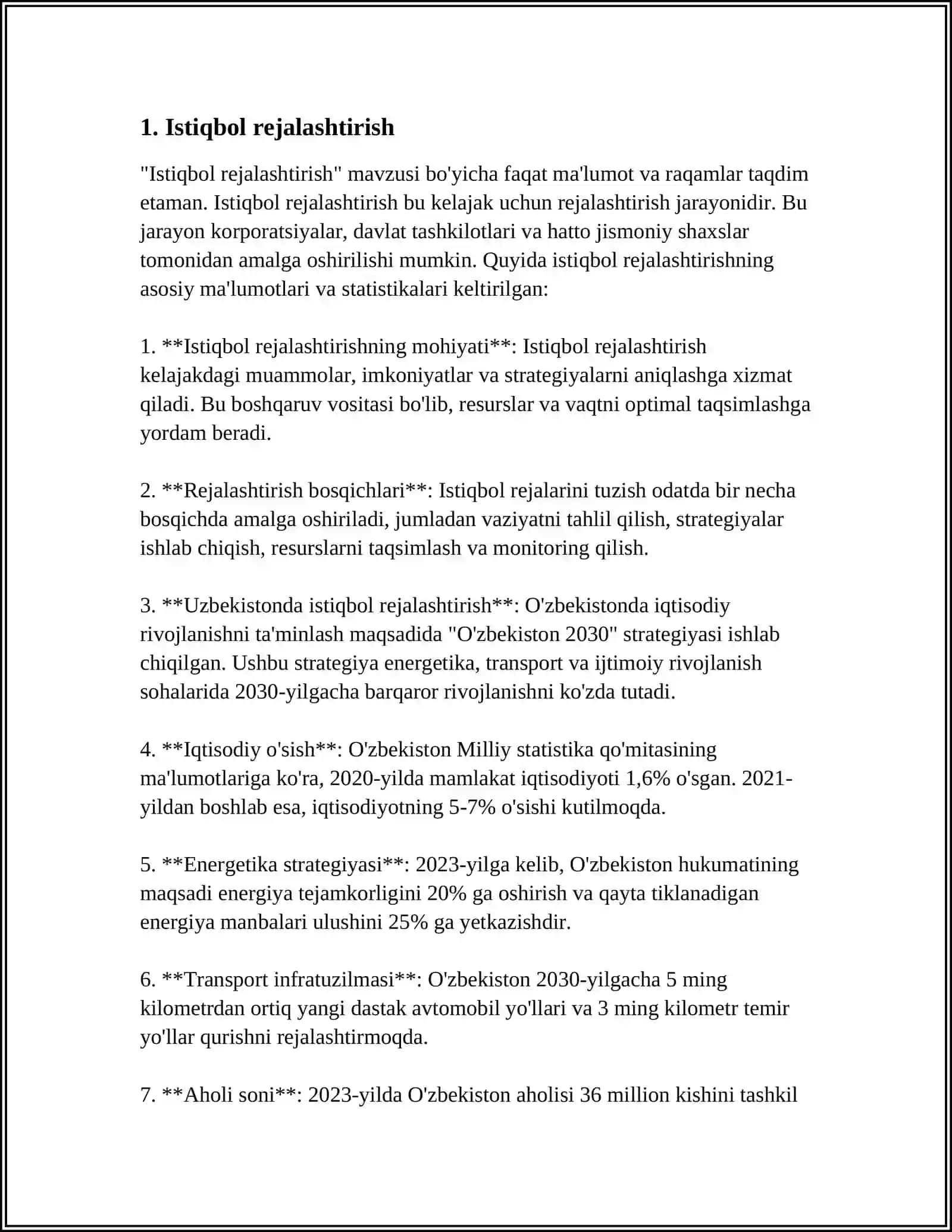 ISTIQBOLLI VA KALENDAR REJA ÒRTASIDAGI ALOQAR. VA BIR BIRIDAN FARQI 4